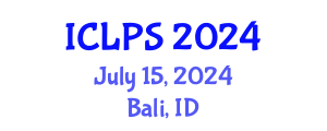 International Conference on Law and Political Science (ICLPS) July 15, 2024 - Bali, Indonesia