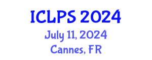 International Conference on Law and Political Science (ICLPS) July 11, 2024 - Cannes, France