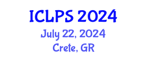 International Conference on Law and Political Science (ICLPS) July 22, 2024 - Crete, Greece