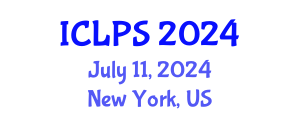 International Conference on Law and Political Science (ICLPS) July 11, 2024 - New York, United States