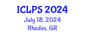 International Conference on Law and Political Science (ICLPS) July 18, 2024 - Rhodes, Greece