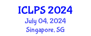 International Conference on Law and Political Science (ICLPS) July 04, 2024 - Singapore, Singapore