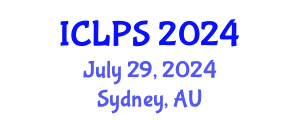 International Conference on Law and Political Science (ICLPS) July 29, 2024 - Sydney, Australia