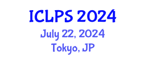 International Conference on Law and Political Science (ICLPS) July 22, 2024 - Tokyo, Japan