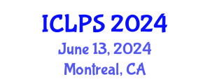 International Conference on Law and Political Science (ICLPS) June 13, 2024 - Montreal, Canada