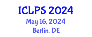 International Conference on Law and Political Science (ICLPS) May 16, 2024 - Berlin, Germany