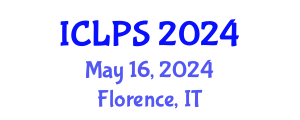 International Conference on Law and Political Science (ICLPS) May 16, 2024 - Florence, Italy