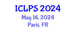 International Conference on Law and Political Science (ICLPS) May 16, 2024 - Paris, France