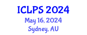 International Conference on Law and Political Science (ICLPS) May 16, 2024 - Sydney, Australia