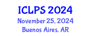 International Conference on Law and Political Science (ICLPS) November 25, 2024 - Buenos Aires, Argentina