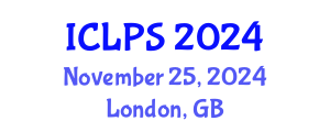 International Conference on Law and Political Science (ICLPS) November 25, 2024 - London, United Kingdom