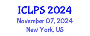 International Conference on Law and Political Science (ICLPS) November 07, 2024 - New York, United States