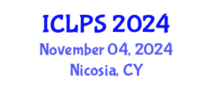 International Conference on Law and Political Science (ICLPS) November 04, 2024 - Nicosia, Cyprus