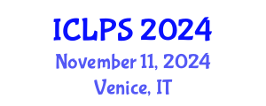 International Conference on Law and Political Science (ICLPS) November 11, 2024 - Venice, Italy