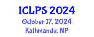 International Conference on Law and Political Science (ICLPS) October 17, 2024 - Kathmandu, Nepal