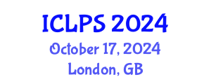 International Conference on Law and Political Science (ICLPS) October 17, 2024 - London, United Kingdom