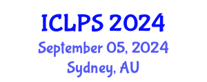 International Conference on Law and Political Science (ICLPS) September 05, 2024 - Sydney, Australia