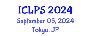 International Conference on Law and Political Science (ICLPS) September 05, 2024 - Tokyo, Japan