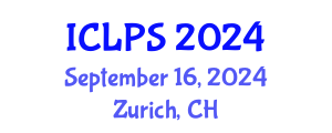 International Conference on Law and Political Science (ICLPS) September 16, 2024 - Zurich, Switzerland