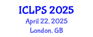 International Conference on Law and Political Science (ICLPS) April 22, 2025 - London, United Kingdom