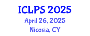 International Conference on Law and Political Science (ICLPS) April 26, 2025 - Nicosia, Cyprus