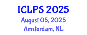 International Conference on Law and Political Science (ICLPS) August 05, 2025 - Amsterdam, Netherlands