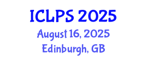 International Conference on Law and Political Science (ICLPS) August 16, 2025 - Edinburgh, United Kingdom