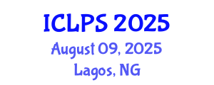 International Conference on Law and Political Science (ICLPS) August 09, 2025 - Lagos, Nigeria