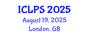 International Conference on Law and Political Science (ICLPS) August 19, 2025 - London, United Kingdom