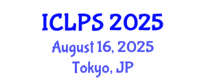 International Conference on Law and Political Science (ICLPS) August 16, 2025 - Tokyo, Japan