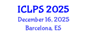 International Conference on Law and Political Science (ICLPS) December 16, 2025 - Barcelona, Spain