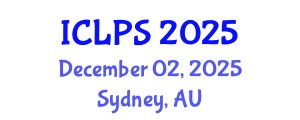 International Conference on Law and Political Science (ICLPS) December 02, 2025 - Sydney, Australia