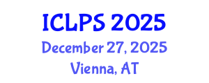 International Conference on Law and Political Science (ICLPS) December 27, 2025 - Vienna, Austria