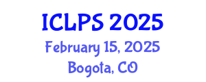 International Conference on Law and Political Science (ICLPS) February 15, 2025 - Bogota, Colombia