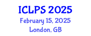 International Conference on Law and Political Science (ICLPS) February 15, 2025 - London, United Kingdom