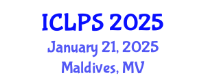 International Conference on Law and Political Science (ICLPS) January 21, 2025 - Maldives, Maldives
