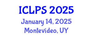 International Conference on Law and Political Science (ICLPS) January 14, 2025 - Montevideo, Uruguay