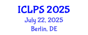 International Conference on Law and Political Science (ICLPS) July 22, 2025 - Berlin, Germany