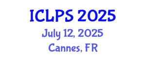 International Conference on Law and Political Science (ICLPS) July 12, 2025 - Cannes, France