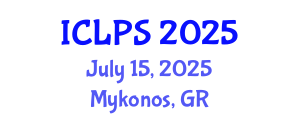 International Conference on Law and Political Science (ICLPS) July 15, 2025 - Mykonos, Greece