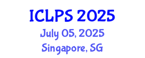 International Conference on Law and Political Science (ICLPS) July 05, 2025 - Singapore, Singapore