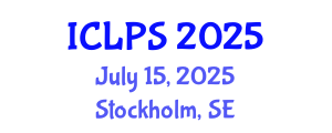International Conference on Law and Political Science (ICLPS) July 15, 2025 - Stockholm, Sweden