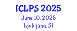 International Conference on Law and Political Science (ICLPS) June 10, 2025 - Ljubljana, Slovenia