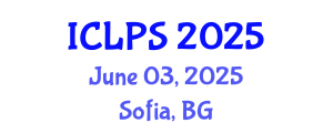 International Conference on Law and Political Science (ICLPS) June 03, 2025 - Sofia, Bulgaria