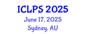 International Conference on Law and Political Science (ICLPS) June 17, 2025 - Sydney, Australia