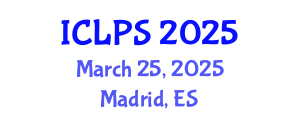 International Conference on Law and Political Science (ICLPS) March 25, 2025 - Madrid, Spain
