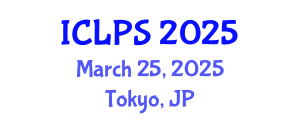 International Conference on Law and Political Science (ICLPS) March 25, 2025 - Tokyo, Japan