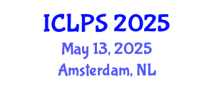 International Conference on Law and Political Science (ICLPS) May 13, 2025 - Amsterdam, Netherlands