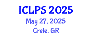 International Conference on Law and Political Science (ICLPS) May 27, 2025 - Crete, Greece