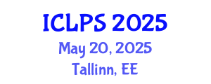 International Conference on Law and Political Science (ICLPS) May 20, 2025 - Tallinn, Estonia